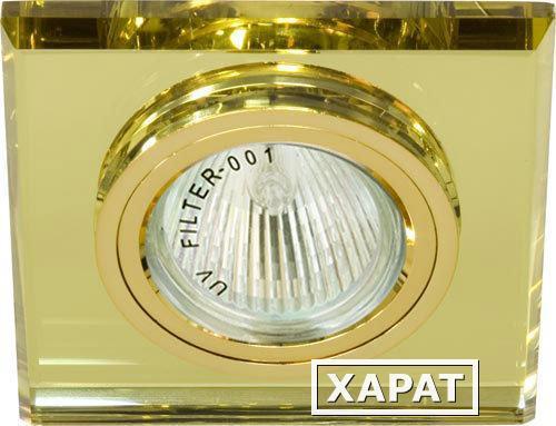 Фото Точечные светильники PRORAB Светильник FERON 8170-2 50W MR16 желтый, золото