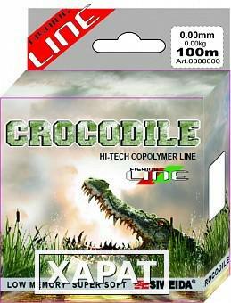 Фото Леска SWD Crocodile 100м 0,35 (10,30кг) ваккум/уп прозрачная (53187)