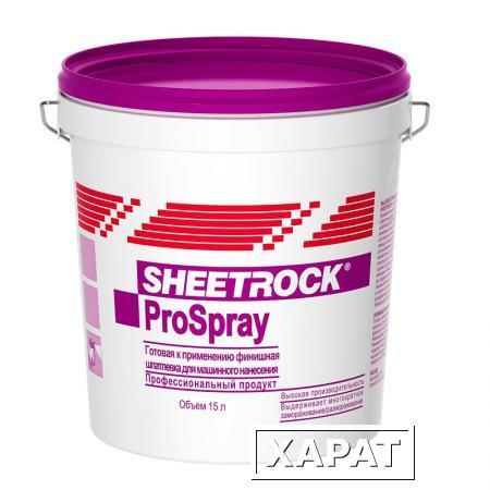 Фото Шпатлевка Sheetrock ProSpray для машинного нанесения 25 кг