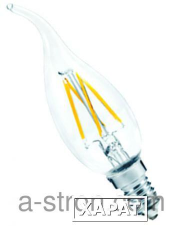 Фото Светодиодные лампы LED-СВЕЧА НА ВЕТРУ-PREMIUM 5Вт 160-260В Е14 4000К 450Лм
