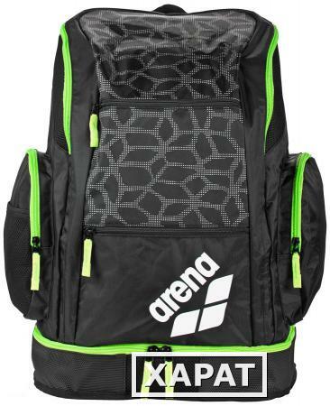 Фото Рюкзак Arena Spiky 2 Large Backpack (Размер: 35x49x23; Цвет: Черно-зеленый;)