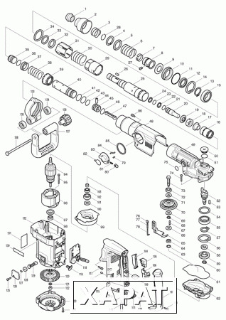 Фото Makita Плоская шайба 15 для HR4511C перфоратор Makita HR5211C рис.( 143)