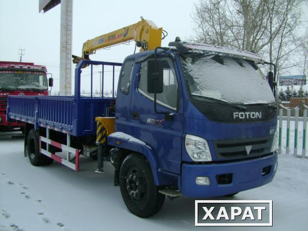Фото Бортовой грузовик Foton 4х2 с кму 3.2 т