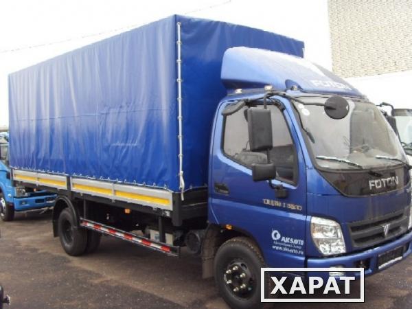 Фото FOTON BJ 1069 Ollin борт с тентом 27м3 5.45x2.3 2012гв Новый