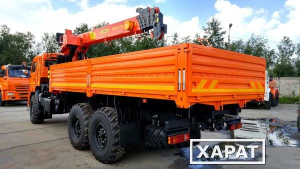 Фото Palfinger Inman IT 150 с металлической платформой на шасси Камаз-43118