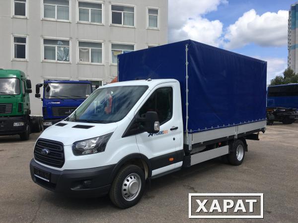 Фото Ford Transit 470EF Бортовая платформа с тентом