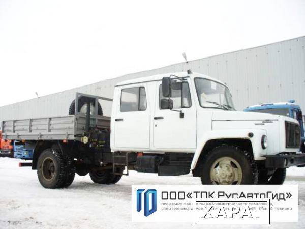 Фото ГАЗ 3309 с двухрядной кабиной