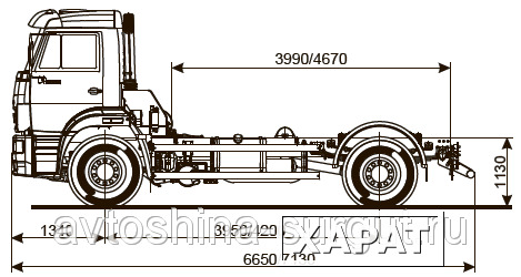 Фото Грузовой автомобиль шасси Камаз 53605-773954-19(L4)