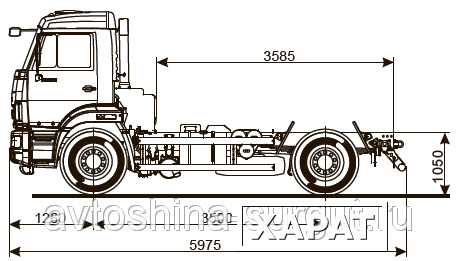 Фото Грузовой автомобиль шасси Камаз 43255-3010-28(R4)