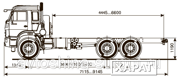Фото Грузовой автомобиль шасси Камаз 43118-3918-46