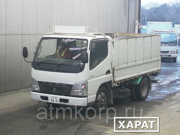 Фото Грузовик бортовой MITSUBISHI CANTER кузов FE70D гв 2008 багажник грузопод 2 тн пробег 146 т.км