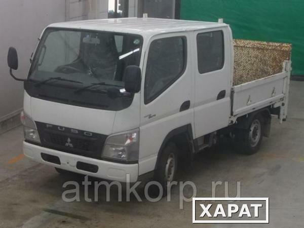 Фото Грузовик двухкабинник бортовой MITSUBISHI CANTER гв 2011 гидроборт полный привод 4х4 груз 1 тн пробег 131 т.км