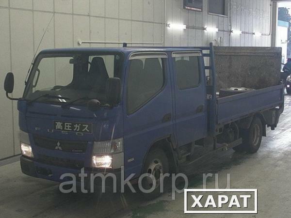 Фото Грузовик двухкабинник борт MITSUBISHI CANTER кузов FEA20 гв 2012 гидроборт 6 мест груз 2 тн пробег 62 т.км