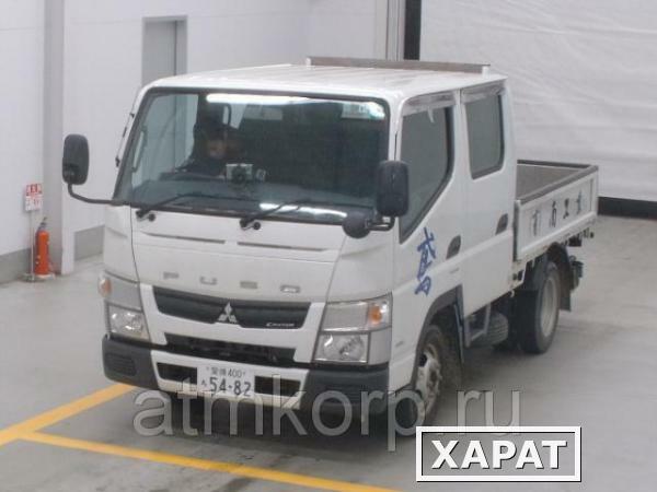 Фото Грузовик двухкабинник бортовой MITSUBISHI CANTER кузов FBA00 год выпуска 2012 грузопод 1,5 тн пробег 51 т.км