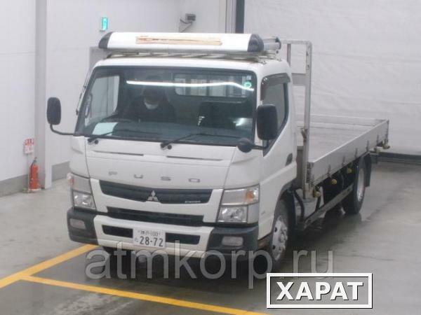 Фото Грузовик бортовой MITSUBISHI CANTER кузов FEB90 гв 2013 багажник грузопод 4,55 тн пробег 299 т.км