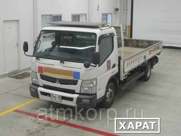 Фото Грузовик бортовой MITSUBISHI CANTER кузов FEB90 гв 2012 багажник груз 4 тн пробег 76 т.км