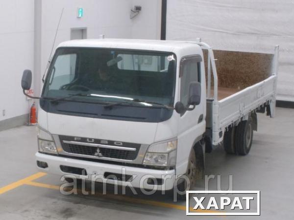 Фото Грузовик бортовой MITSUBISHI CANTER кузов FE84DV гв 2008 гидроборт грузопод 3 тн пробег 365 т.км