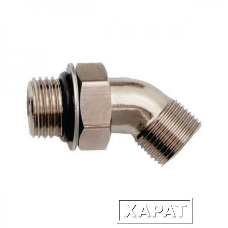 Фото Ultraflex Регулируемый фитинг из никелированной латуни Ultraflex AF45 41284A 45°