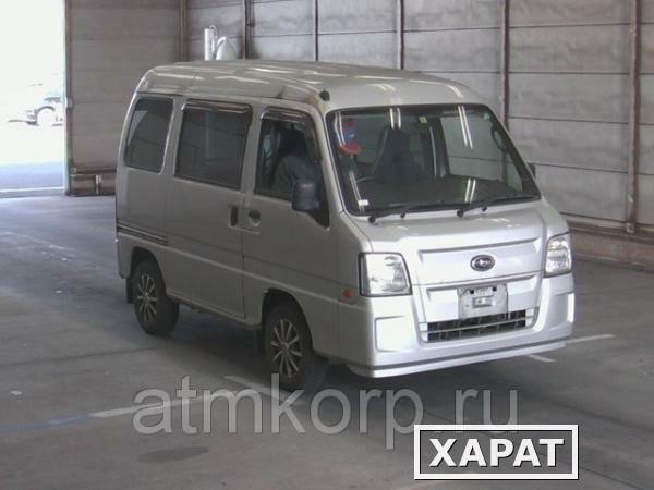 Фото Грузопассажирский микроавтобус SUBARU SAMBAR кузов TV1 модификация Trans гв 2010 пробег 137 т.км серебристый