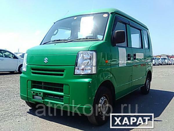 Фото Грузопассажирский микроавтобус SUZUKI EVERY минивэн кузов DA64V гв 2012 пробег 93 тыс км цвет зеленый