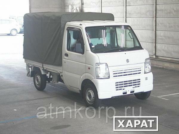 Фото Микрогрузовик SUZUKI CARRY кузов DA63T тентованный бортовой гв 2010 гидроборт пробег 9 тыс км