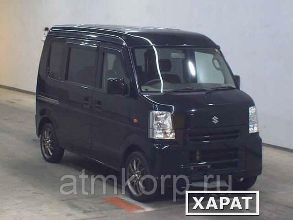 Фото Грузопассажирский микроавтобус SUZUKI EVERY минивэн гв 2010 4WD пробег 113 тыс км цвет черный