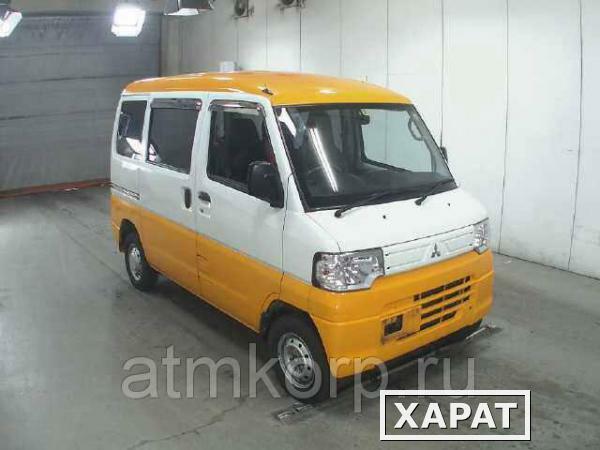 Фото Микроавтобус электромобиль MITSUBISHI MINICAB MIEV 2012 груз 350кг запас хода 150 пробег 127 т.км белый желтый