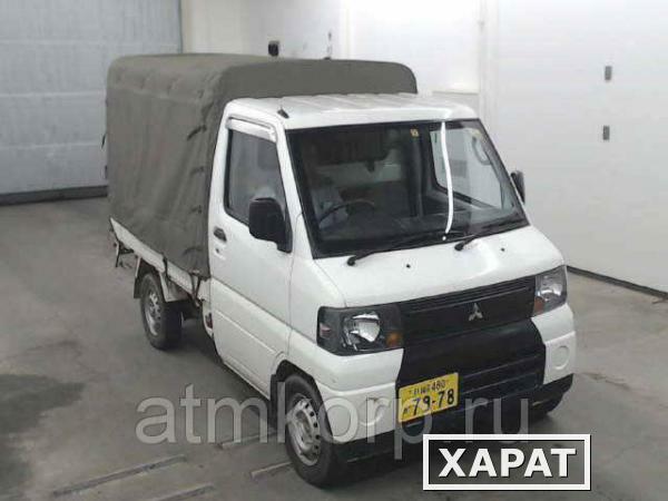 Фото Микрогрузовик бортовой тент MITSUBISHI MINICAB TRUCK кузов U62T гв 2009 полный привод 4х4 пробег 169 т.км