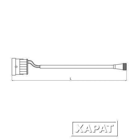 Фото Vetus Командный кабель дроссельной заслонки Vetus EC3E3M 3 м VF для управления двигателем