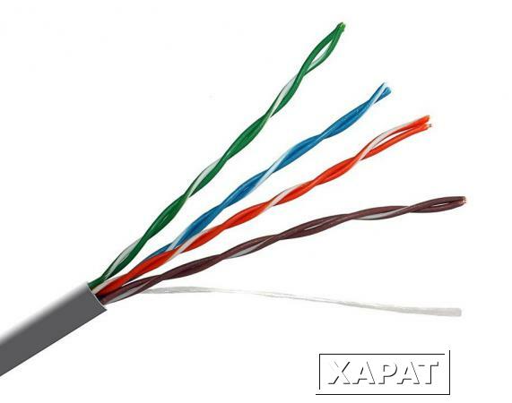 Фото UUTP4-C5E-S24-OUT-PE-BK-500 (UTP4-C5E-SOLID-OUTDOOR-40-500) кабель витая пара (LAN) для структурированных систем связи