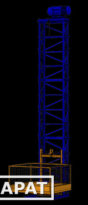 Фото Вертикальный грузовой подъемник