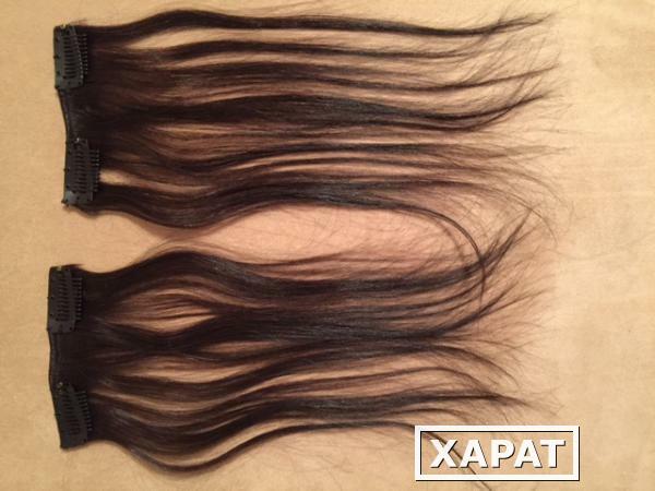Фото Прядь из натуральных волос. Длина 27 см.