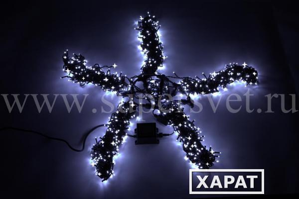 Фото Светодиодные Гирлянды "Спайдер" - "Клип-лайт" LED-BS-200*5-20M*5-24V-flashing (белый холодный)