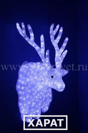 Фото Акриловая световая 3D фигурка "Голова оленя" LED-XM(IC)-TR044-24V