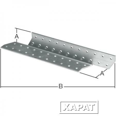 Фото Держатель балки правый 40x250 мм DB R белый цинк STARFIX (SMP-62460-1)