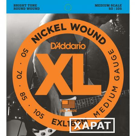 Фото Гитарные струны D'Addario EXL160M (для бас-гитары)