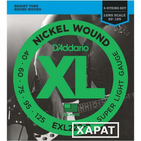 Фото Гитарные струны D'Addario EXL220-5 (для бас-гитары)