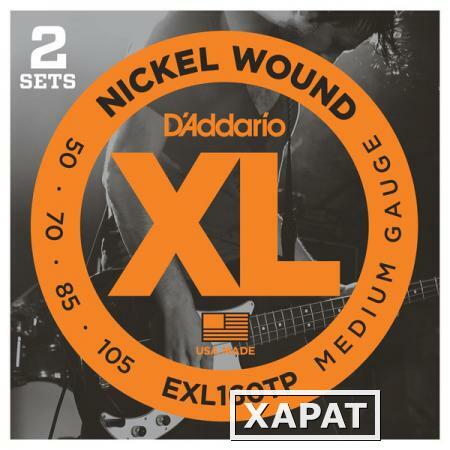 Фото Гитарные струны D'Addario EXL160TP (для бас-гитары)