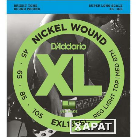 Фото Гитарные струны D'Addario EXL165SL (для бас-гитары)