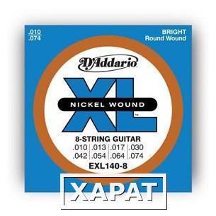 Фото Гитарные струны D'Addario EXL140-8 (для электрогитары)