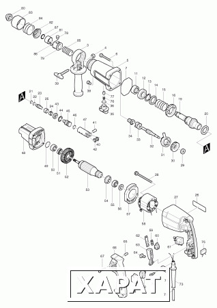 Фото Пружина Makita HR 2400 перекл. режимов п.76