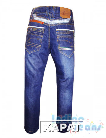 Фото Стильные утепленные джинсы для мальчиков