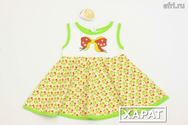 Фото Платье детское Цветочки Efri 3874-К-16 (TR) размер 30