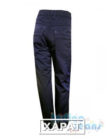 Фото Утепленные брюки из плащевой ткани