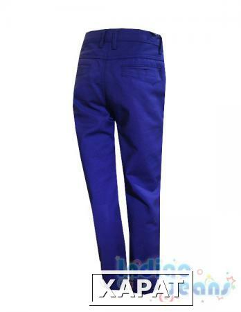 Фото Синие утепленные брюки для мальчиков