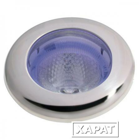 Фото Hella Marine Светильник врезной круглый Hella Marine Dual Colour SpotLED 2JA 343 980-152 9 - 31 В 2,5 Вт корпус из полированной стали синий свет