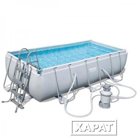 Фото Бассейн каркасный Bestway 56671 (4,88х2.44х1.22м)