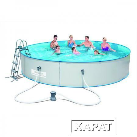 Фото Стальной бассейн Bestway 56386 Hydrium Splasher Pool Set (460х90см)