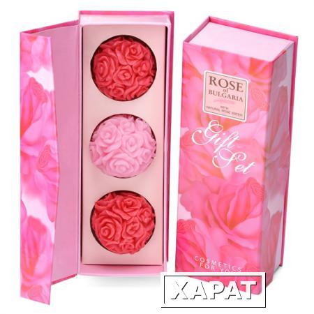 Фото Подарочный набор мыла ручной работы Gift Set Роза Болгарии