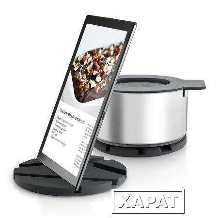 Фото Подставка для посуды-планшета smartmat серая (51338)